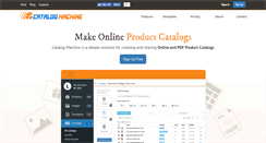 Desktop Screenshot of catalogmachine.com