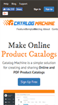 Mobile Screenshot of catalogmachine.com